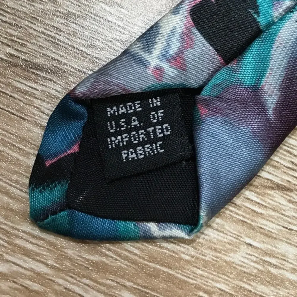 Geoffrey Beene Vintage Classic Floral Necktie